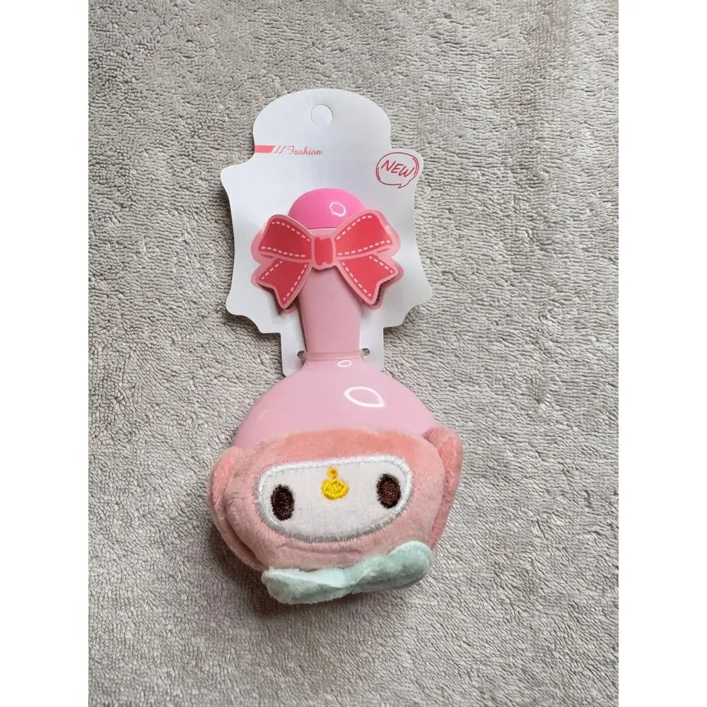 My Melody Sanrio hand held plushie mirror pink kawaii
